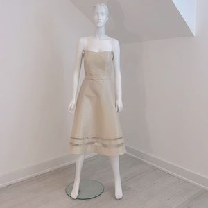 Alfred Sung bridesmaid D712 Champagne size 10 NWT